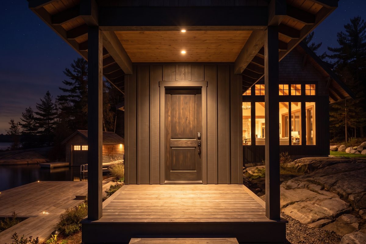 Smart locks for a rental cottage, done properly